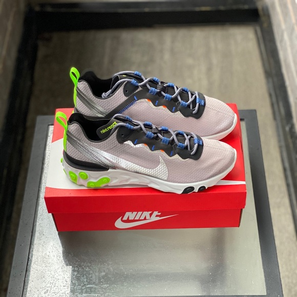 Grey React Element 87 Sneaker - Picture 3 of 4